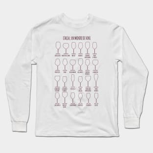 Italia, un mondo di vini Long Sleeve T-Shirt